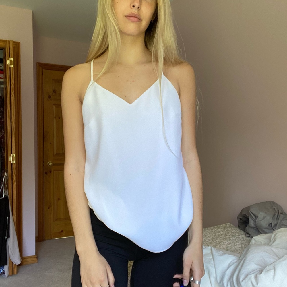 White tank top